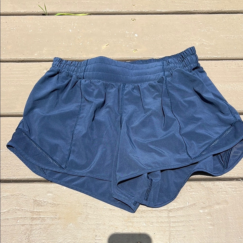 Lululemon Athletica Blue Athletic Shorts Lightweight Performance
